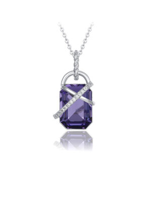 Purple Grace Crystal Kolye